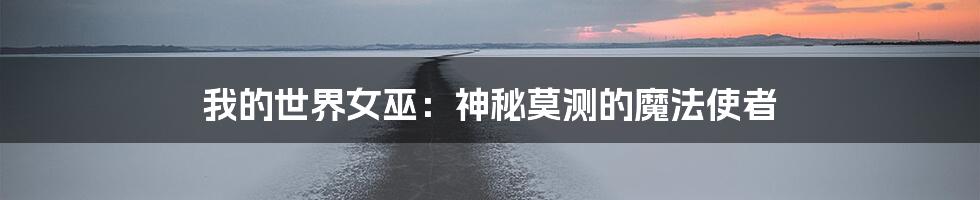 我的世界女巫：神秘莫测的魔法使者