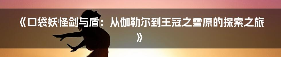 《口袋妖怪剑与盾：从伽勒尔到王冠之雪原的探索之旅》