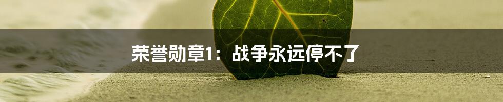 荣誉勋章1：战争永远停不了