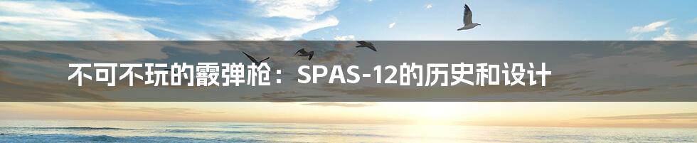 不可不玩的霰弹枪：SPAS-12的历史和设计