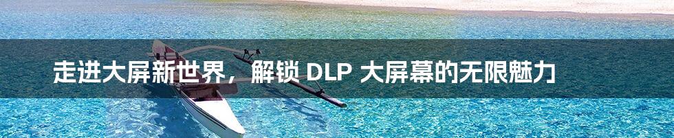 走进大屏新世界，解锁 DLP 大屏幕的无限魅力