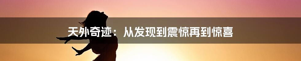 天外奇迹：从发现到震惊再到惊喜