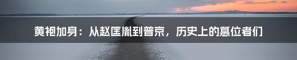 黄袍加身：从赵匡胤到普京，历史上的篡位者们