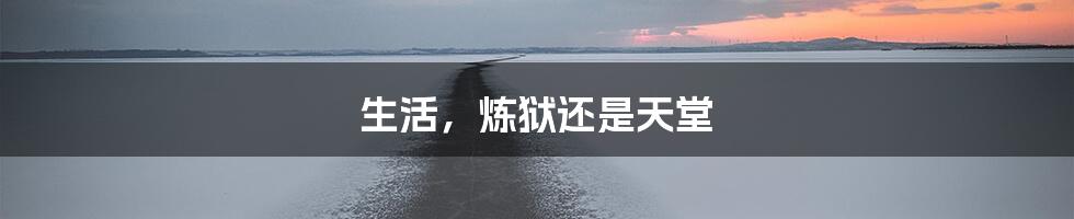 生活，炼狱还是天堂