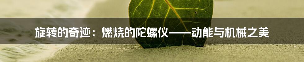 旋转的奇迹：燃烧的陀螺仪——动能与机械之美