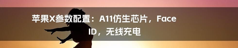 苹果X参数配置：A11仿生芯片，Face ID，无线充电