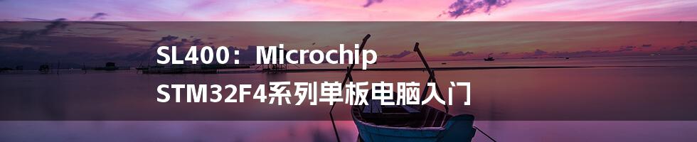 SL400：Microchip STM32F4系列单板电脑入门