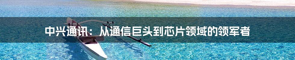 中兴通讯：从通信巨头到芯片领域的领军者