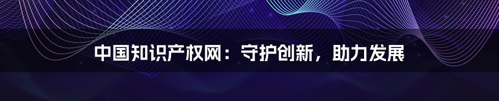 中国知识产权网：守护创新，助力发展