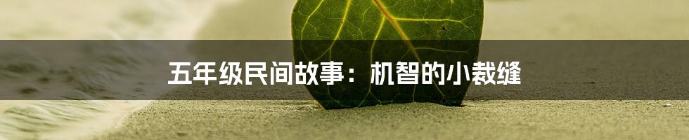 五年级民间故事：机智的小裁缝