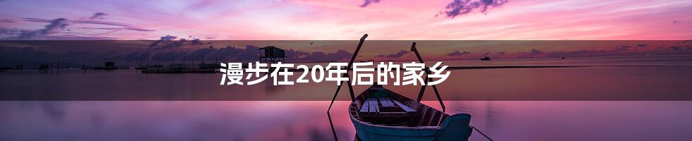 漫步在20年后的家乡