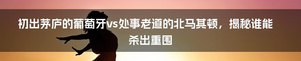 初出茅庐的葡萄牙vs处事老道的北马其顿，揭秘谁能杀出重围