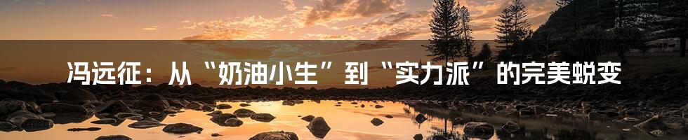 冯远征：从“奶油小生”到“实力派”的完美蜕变