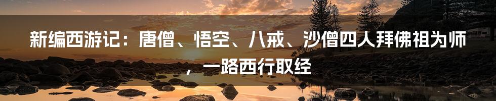 新编西游记：唐僧、悟空、八戒、沙僧四人拜佛祖为师，一路西行取经