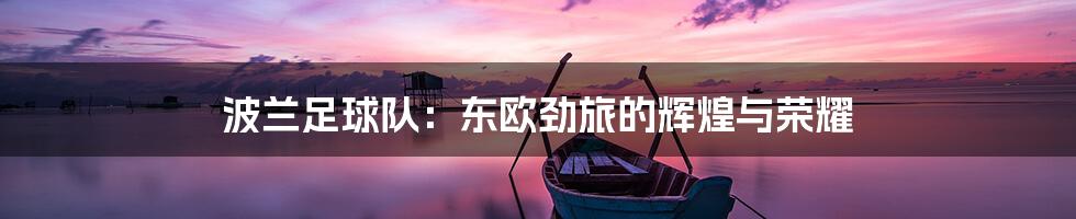 波兰足球队：东欧劲旅的辉煌与荣耀