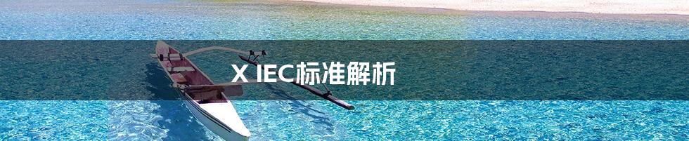 X IEC标准解析