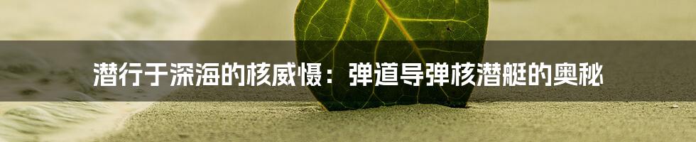 潜行于深海的核威慑：弹道导弹核潜艇的奥秘