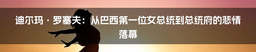 迪尔玛·罗塞夫：从巴西第一位女总统到总统府的悲情落幕