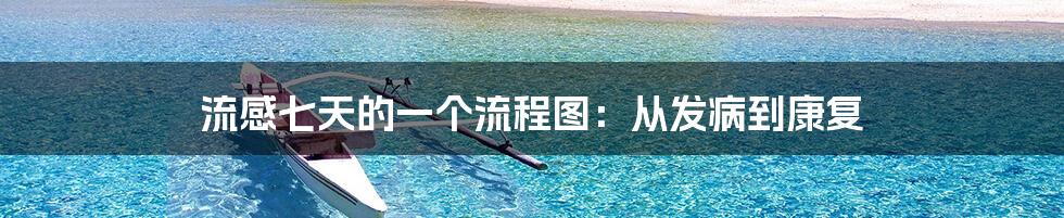 流感七天的一个流程图：从发病到康复