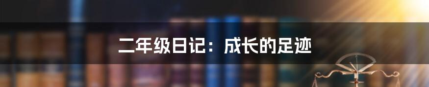 二年级日记：成长的足迹