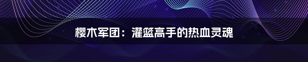 樱木军团：灌篮高手的热血灵魂