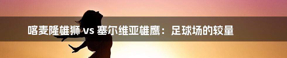 喀麦隆雄狮 vs 塞尔维亚雄鹰：足球场的较量