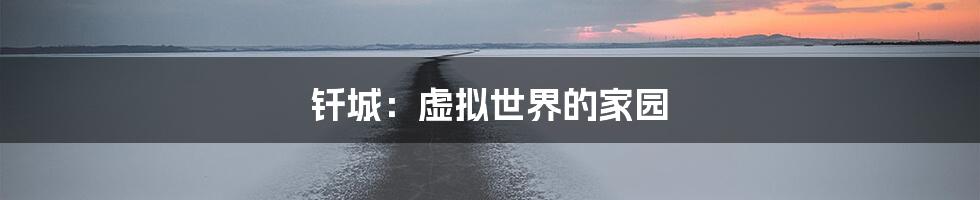 钎城：虚拟世界的家园