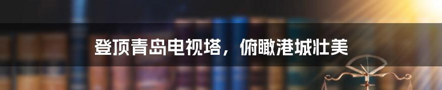 登顶青岛电视塔，俯瞰港城壮美