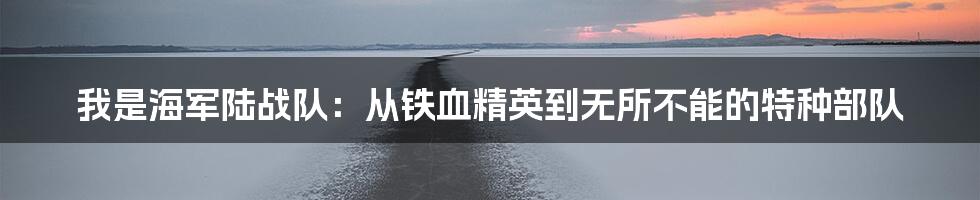 我是海军陆战队：从铁血精英到无所不能的特种部队