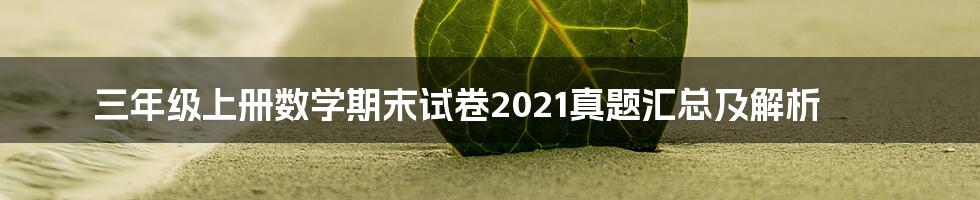 三年级上册数学期末试卷2021真题汇总及解析