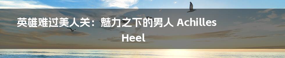 英雄难过美人关：魅力之下的男人 Achilles Heel