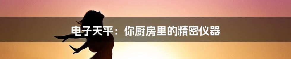 电子天平：你厨房里的精密仪器