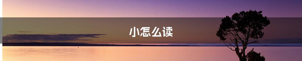 小怎么读