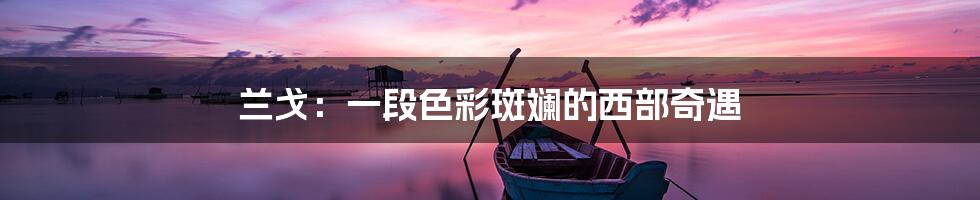 兰戈：一段色彩斑斓的西部奇遇