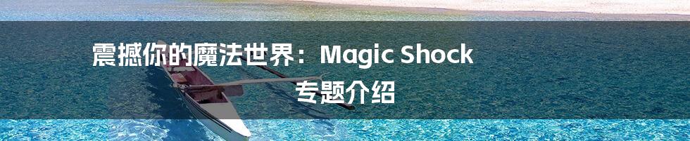 震撼你的魔法世界：Magic Shock 专题介绍