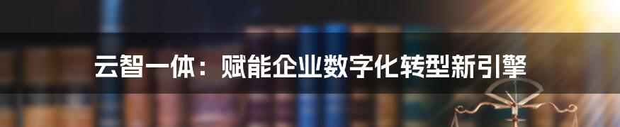 云智一体：赋能企业数字化转型新引擎